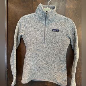 Patagonia 1/4 zip grey sweater XS